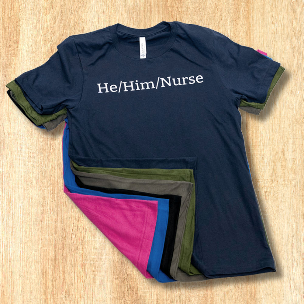 He/Him/Nurse Unisex T-shirt