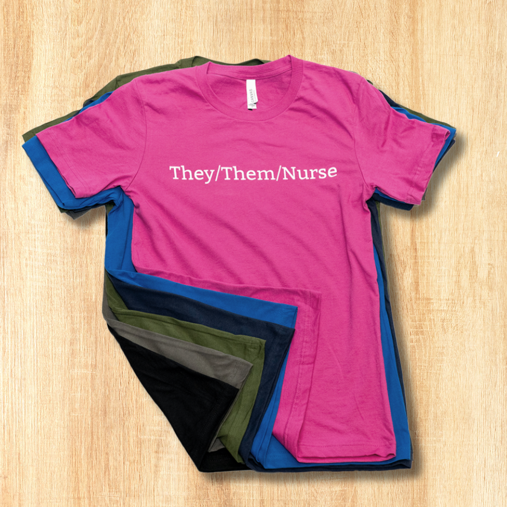 They/Them/Nurse Unisex T-shirt