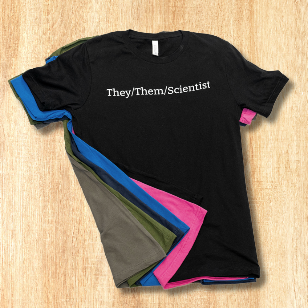 They/Them/Scientist Unisex T-shirt