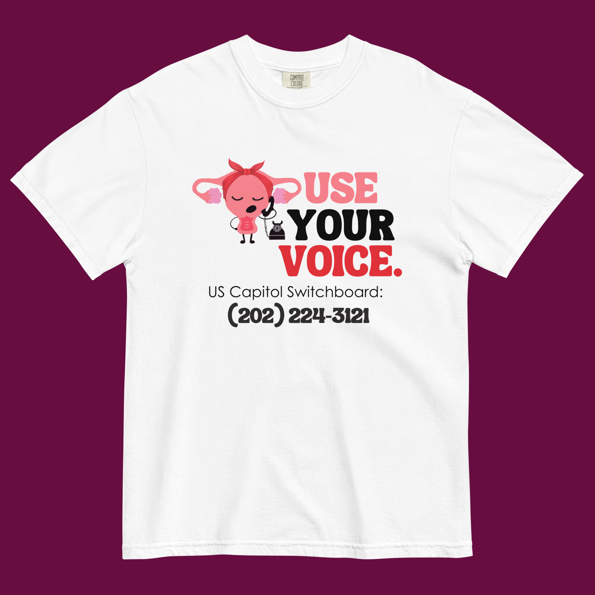 Use Your Voice Reproductive Rights Unisex T-Shirt