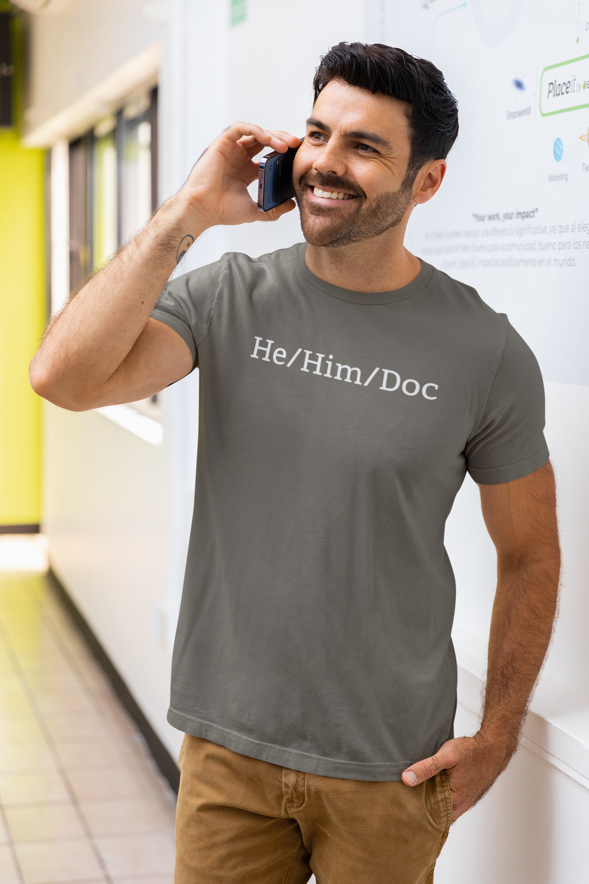 He/Him/Doc Unisex T-shirt