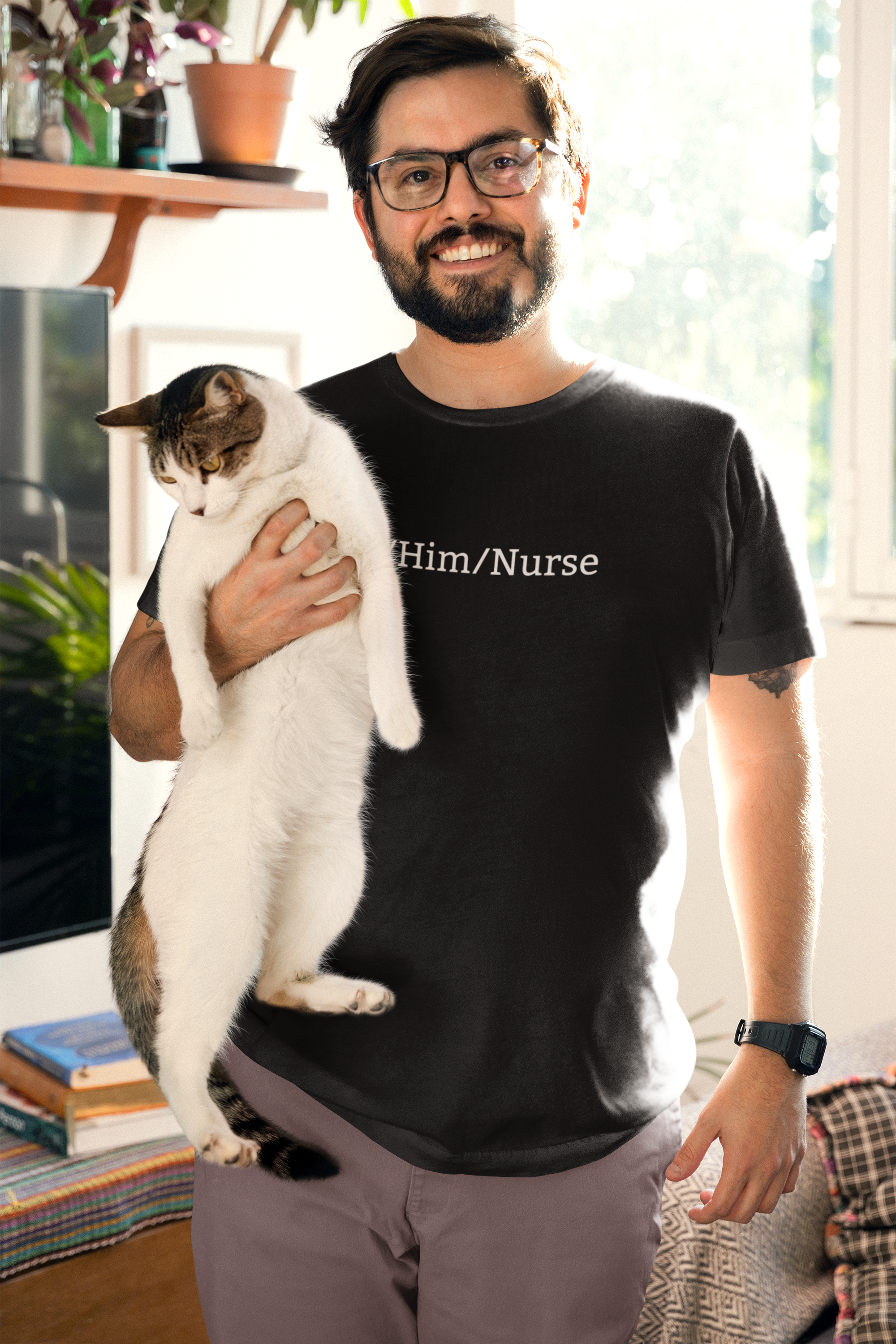 He/Him/Nurse Unisex T-shirt
