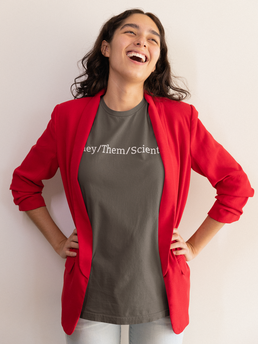 They/Them/Scientist Unisex T-shirt