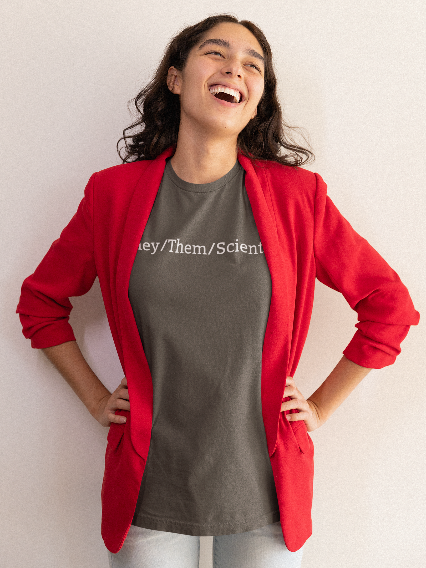 They/Them/Scientist Unisex T-shirt