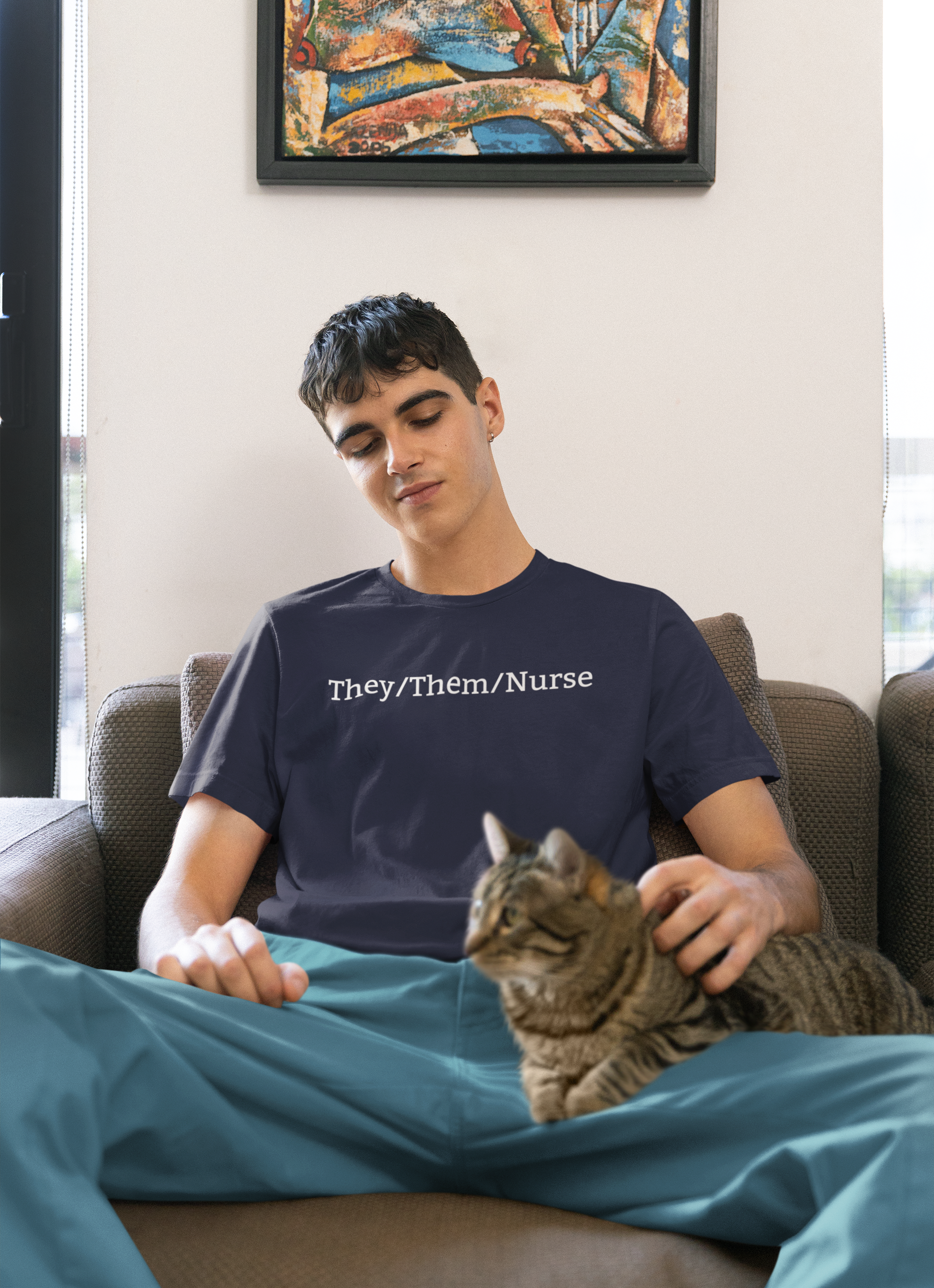 They/Them/Nurse Unisex T-shirt