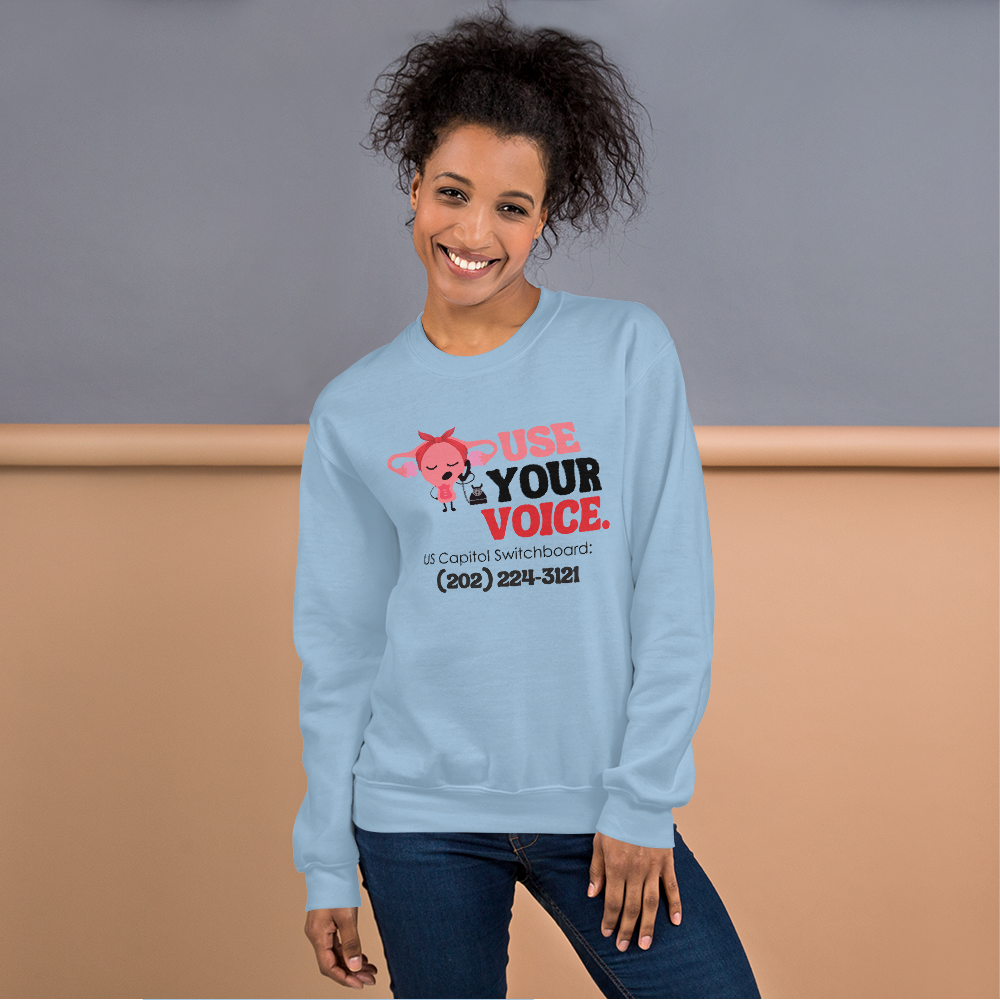Use Your Voice Reproductive Rights Sweatshirt