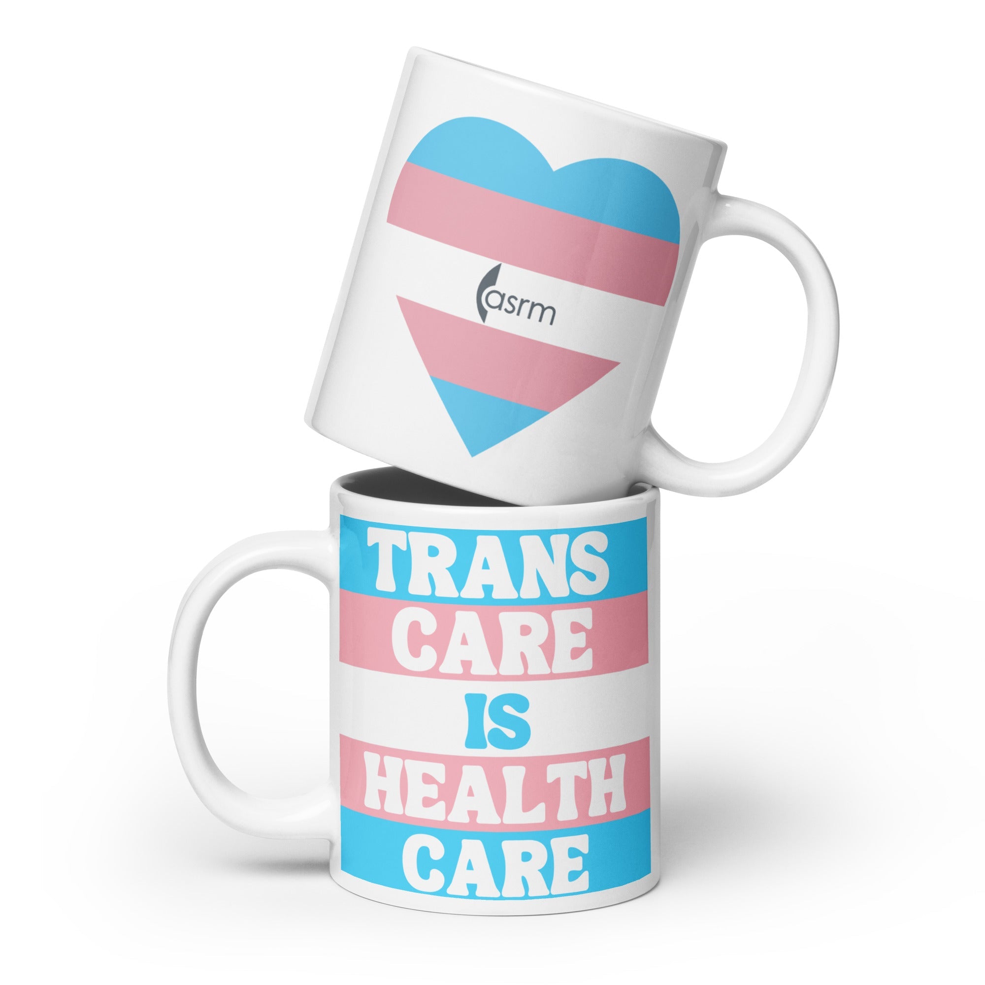 Trans Care is Health Care White Glossy Mug